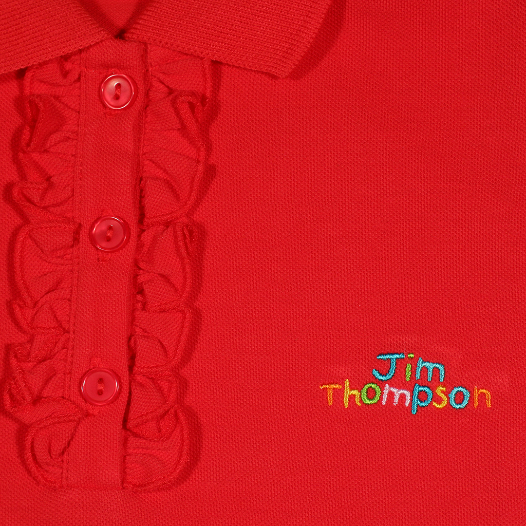 【Jim Thompson】子供服 ポロシャツ（レッド）