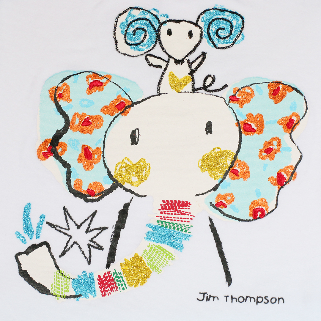 【Jim Thompson】子供服 セットアップ（ゾウさん）