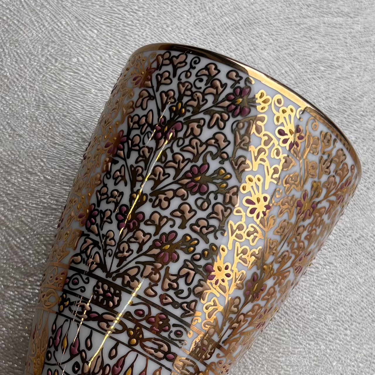 【ベンジャロン焼き】ワイングラス(シャイニー)