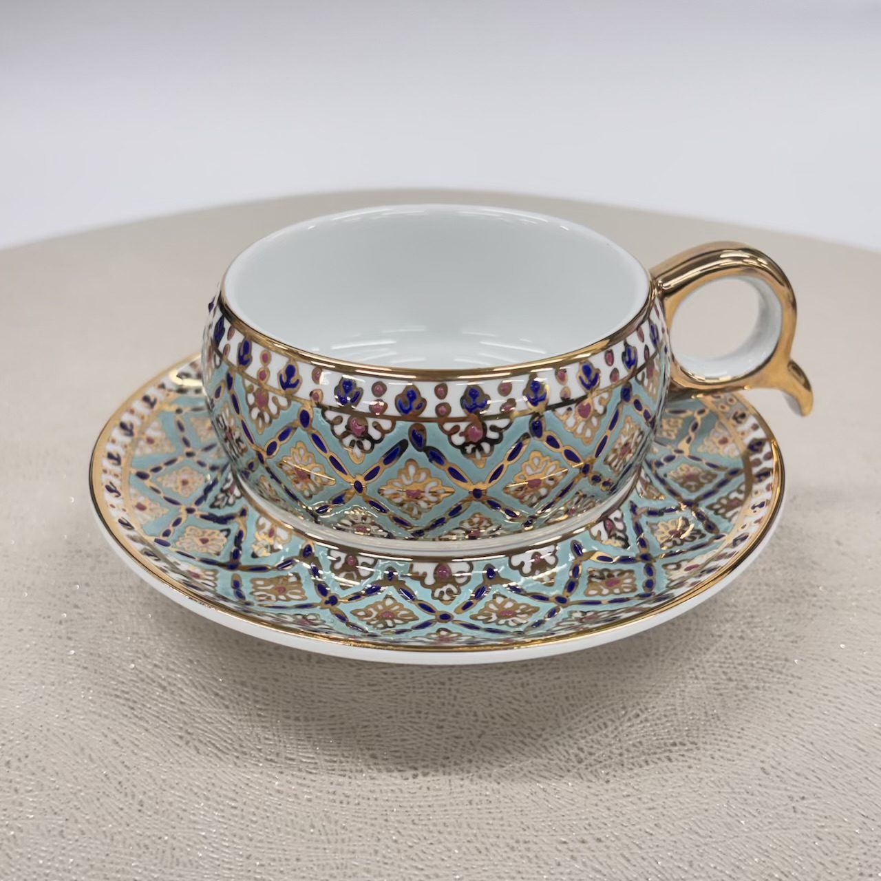 【ベンジャロン焼き】カップ&ソーサー_797