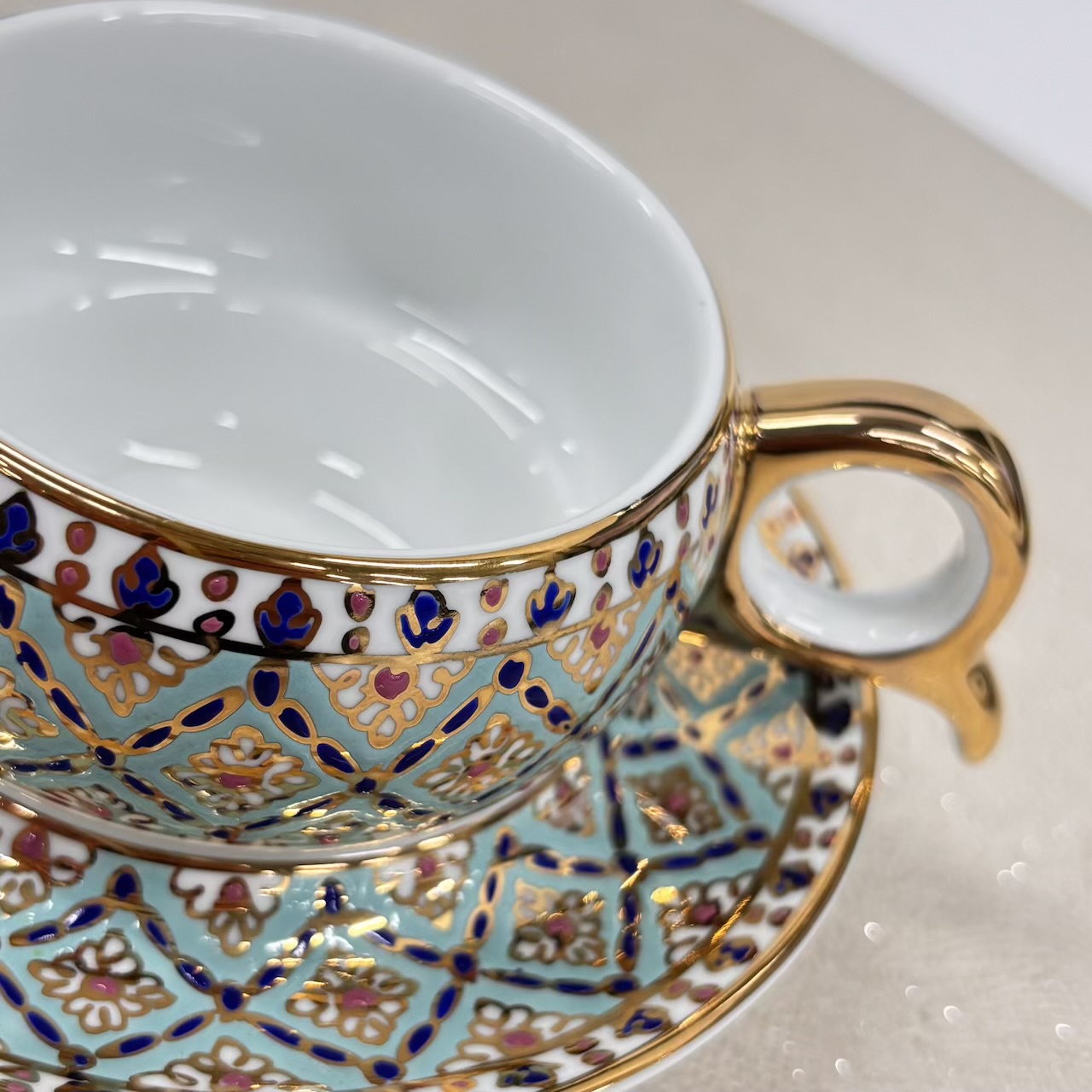 【ベンジャロン焼き】カップ&ソーサー_797