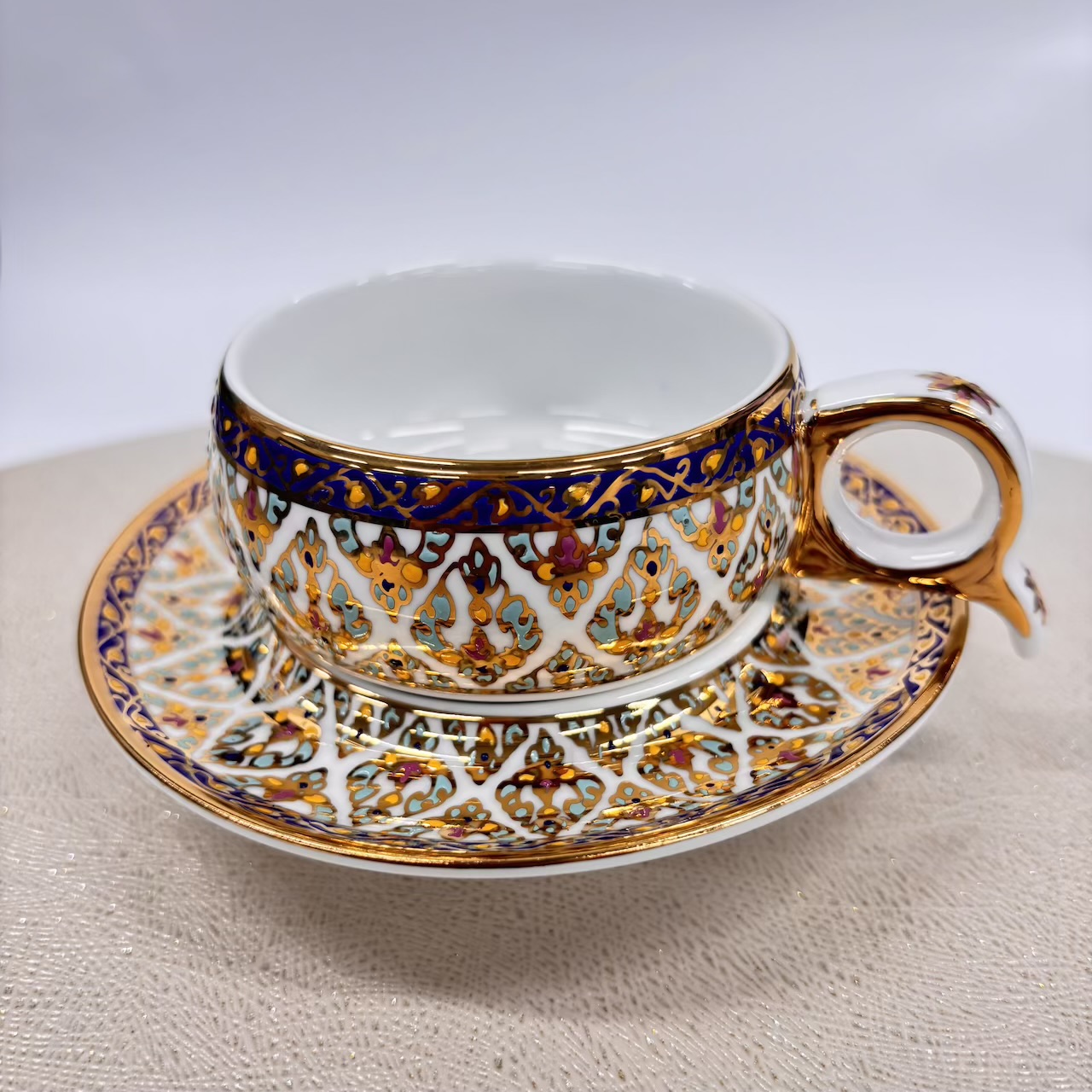 【ベンジャロン焼き】カップ&ソーサー_798