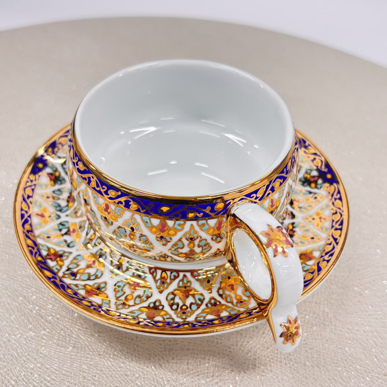 【ベンジャロン焼き】カップ&ソーサー_798