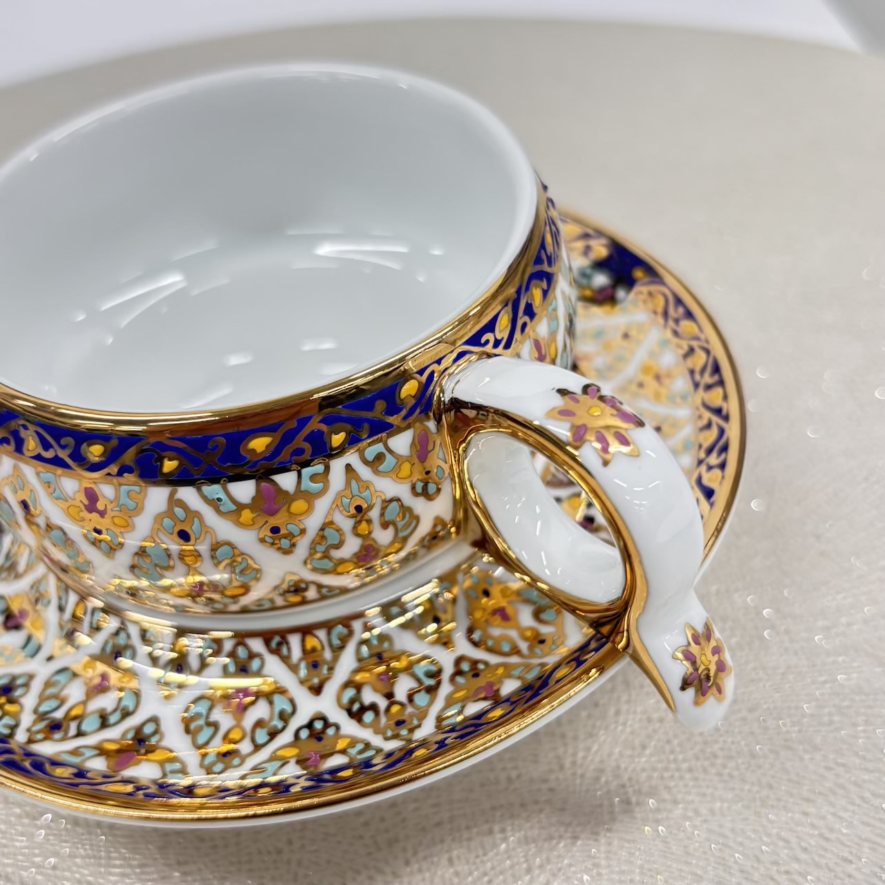 【ベンジャロン焼き】カップ&ソーサー_798