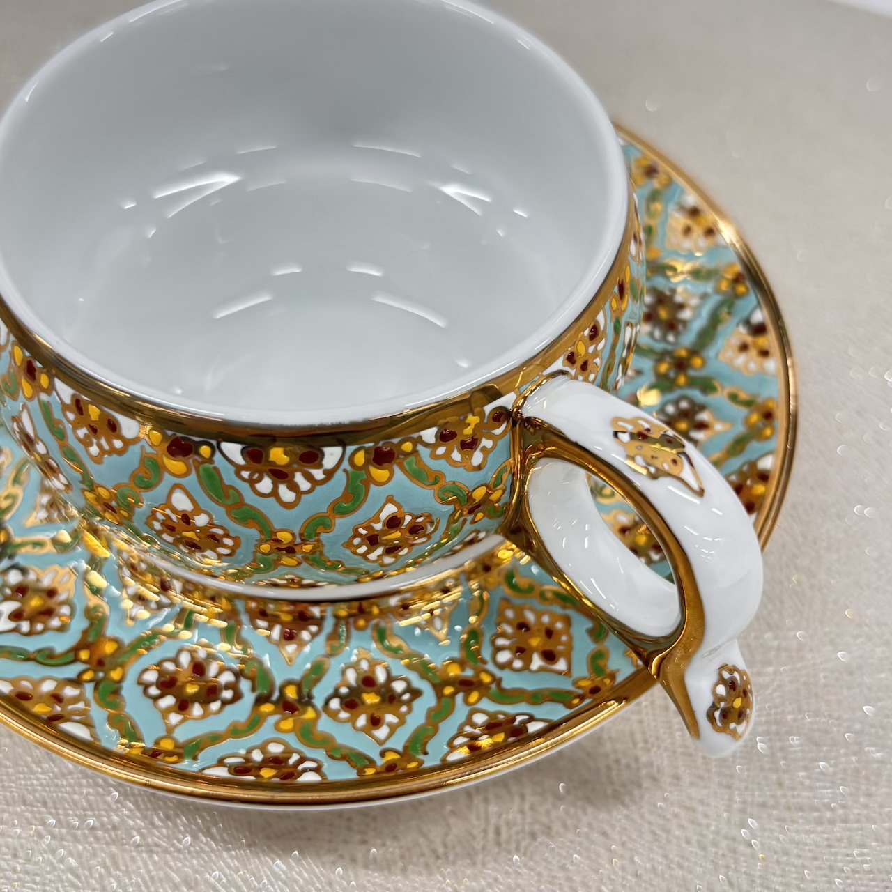 【ベンジャロン焼き】カップ&ソーサー_799