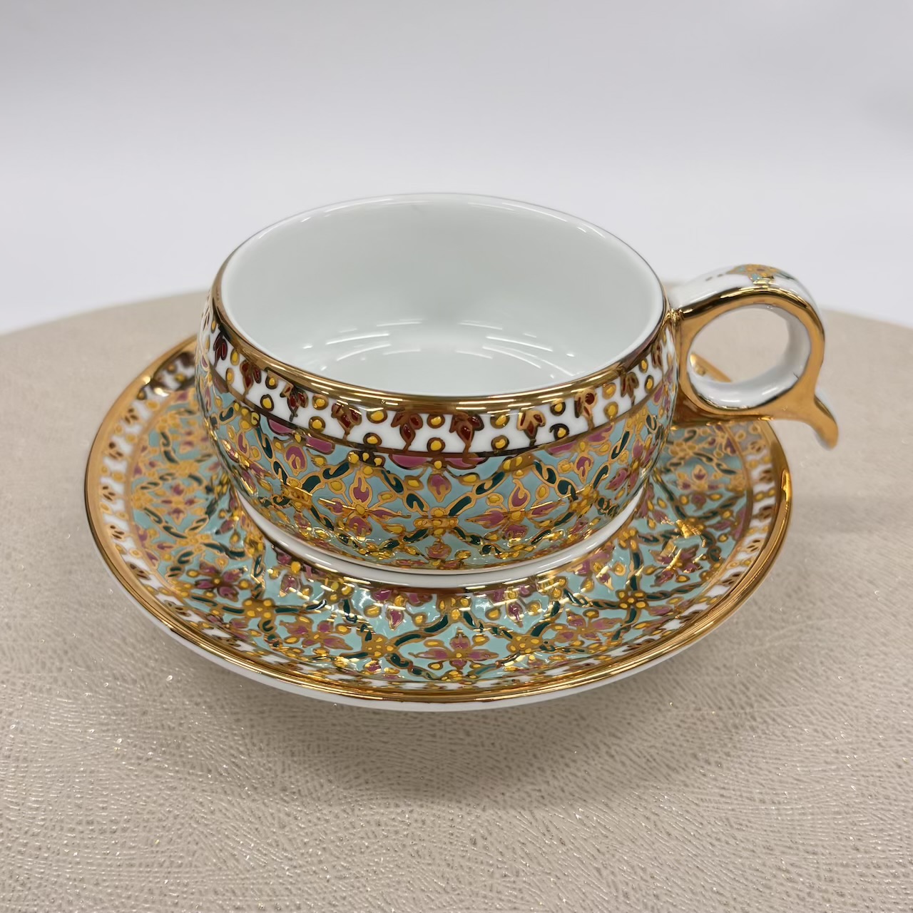 【ベンジャロン焼き】カップ&ソーサー_800