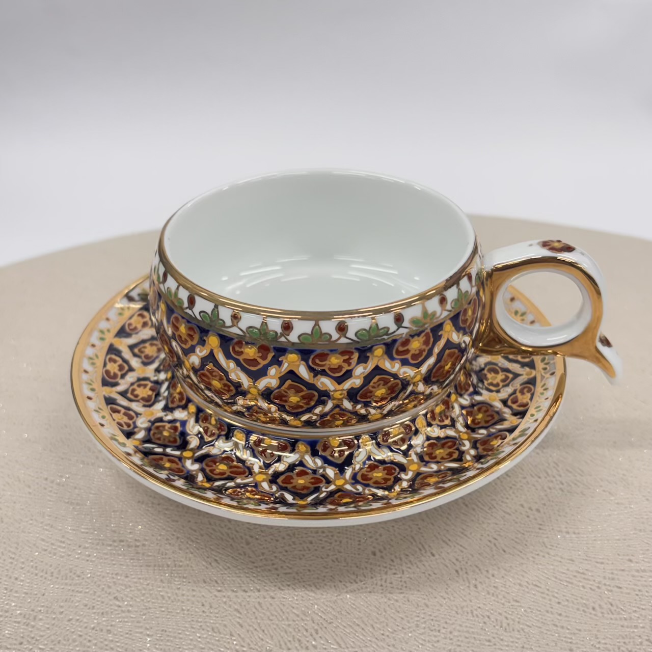 【ベンジャロン焼き】カップ&ソーサー_802