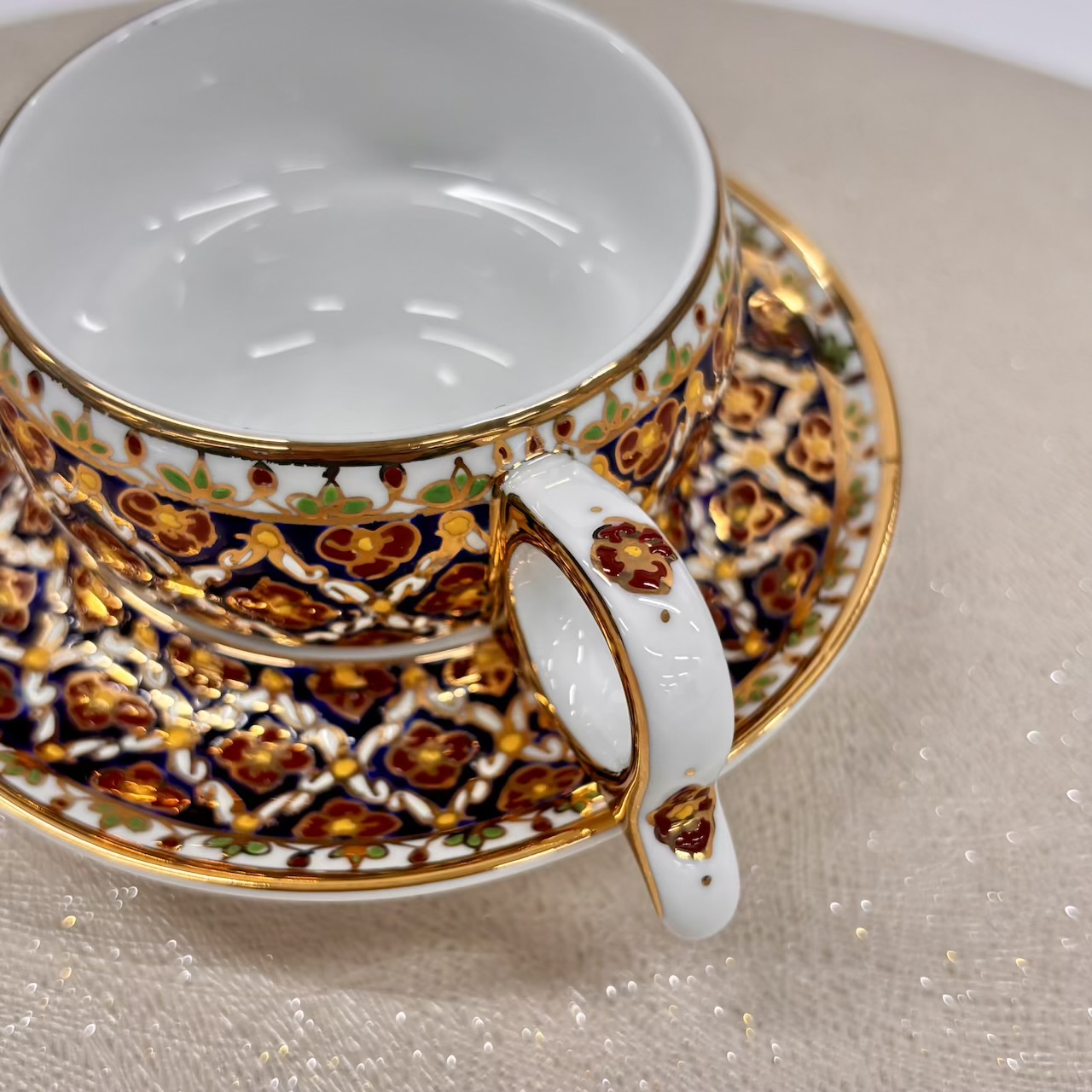 【ベンジャロン焼き】カップ&ソーサー_802