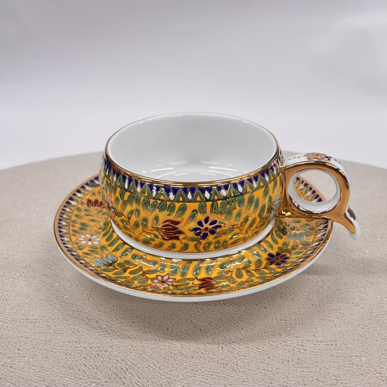 【ベンジャロン焼き】カップ&ソーサー_803