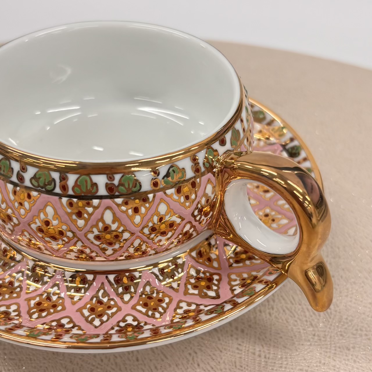 【ベンジャロン焼き】カップ&ソーサー_804