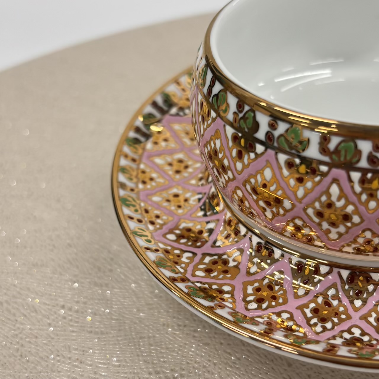 【ベンジャロン焼き】カップ&ソーサー_804