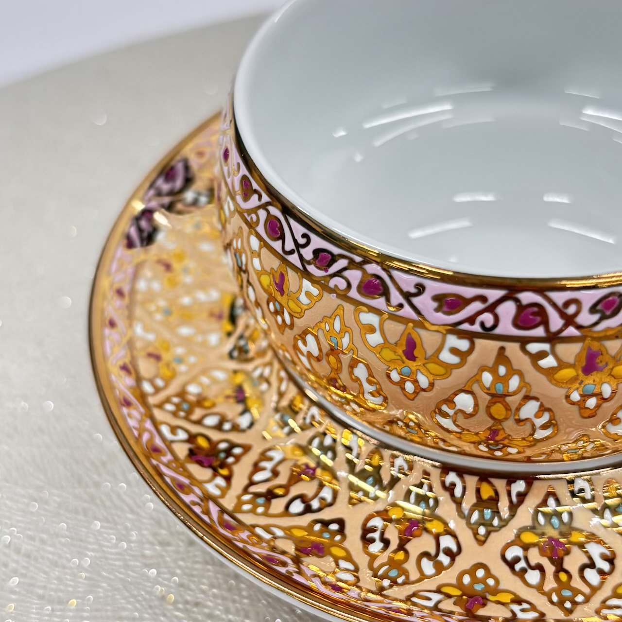 【ベンジャロン焼き】カップ&ソーサー_805