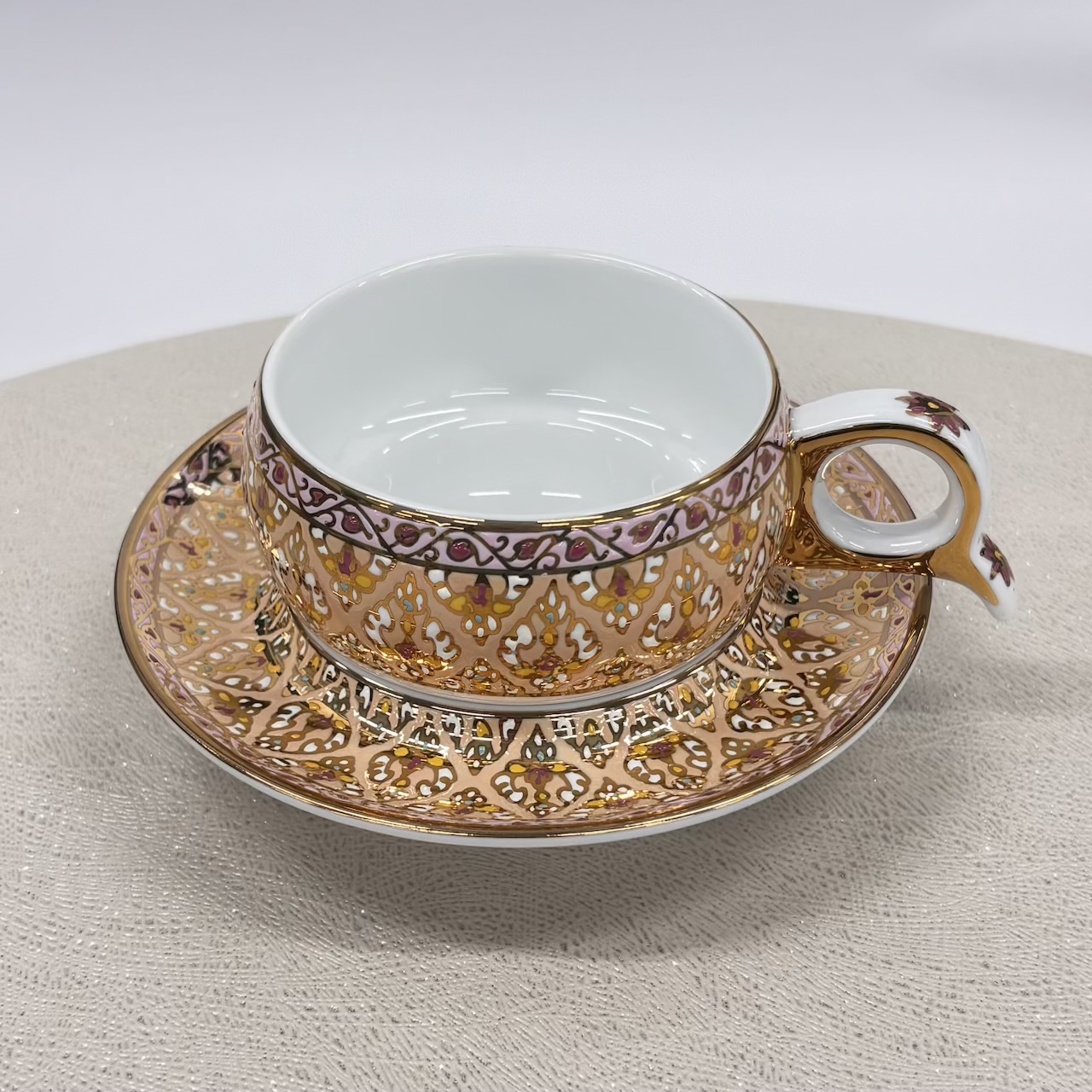 【ベンジャロン焼き】カップ&ソーサー_805