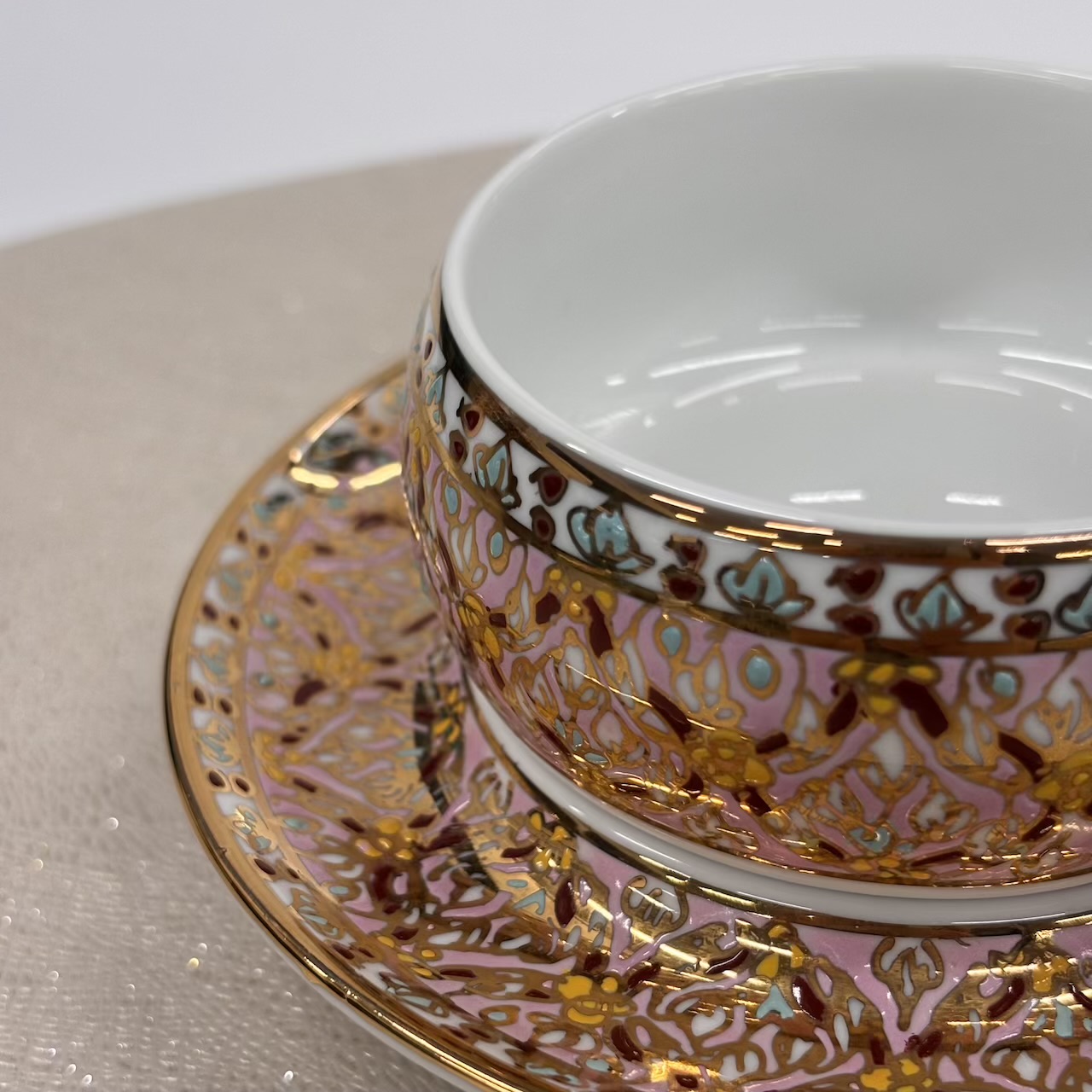 【ベンジャロン焼き】カップ&ソーサー_806