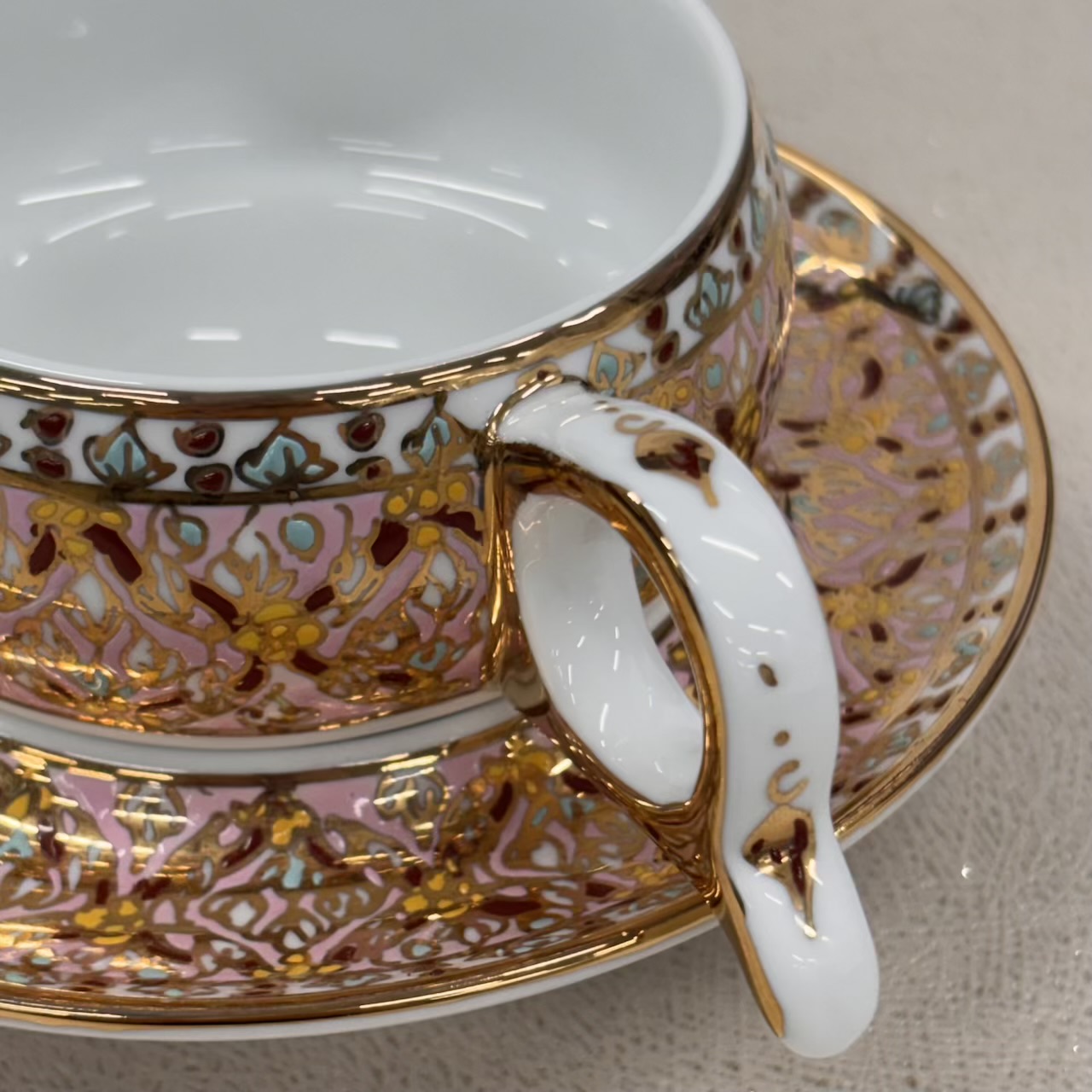 【ベンジャロン焼き】カップ&ソーサー_806