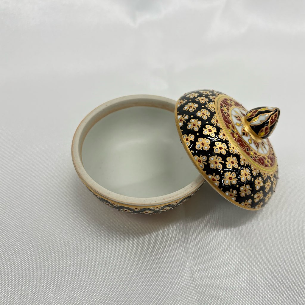 【ベンジャロン焼き】壺(高さ6cm×直径6cm)