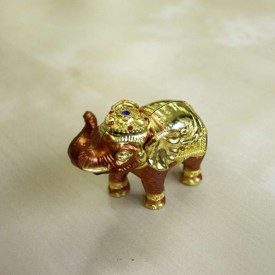 ゾウの置物（小）箱付き