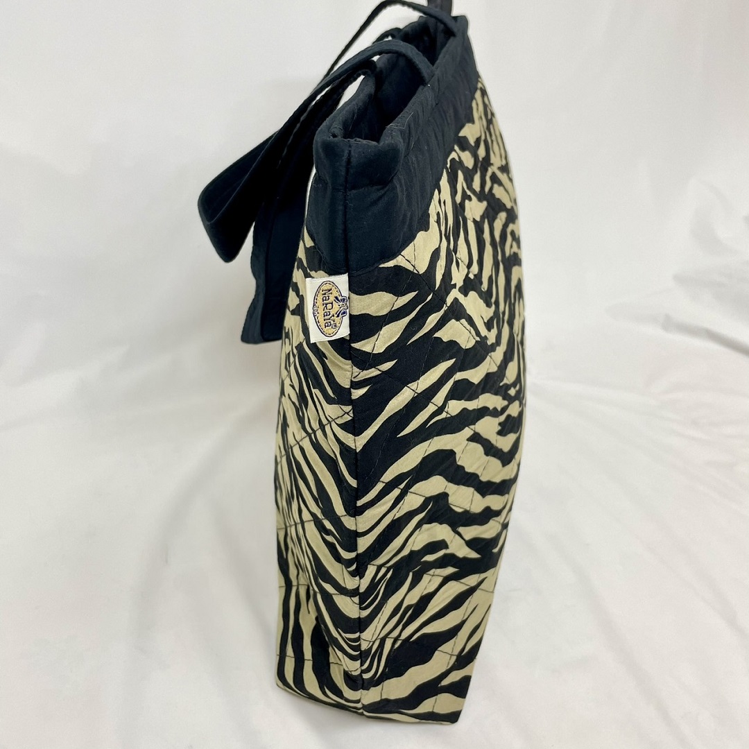 【アウトレット】【NaRaYa】大きなトートバッグ(ゼブラ)
